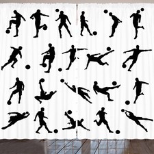 Fußball Rustikale Gardine