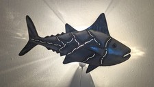 Wandlampe / Wandleuchte, Kinderzimmer , handgefertigt aus Metall - Fisch