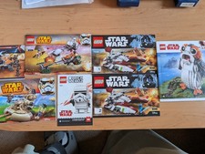 LEGO Star Wars  Bauanleitungen Set aus 10 Anleitungen
