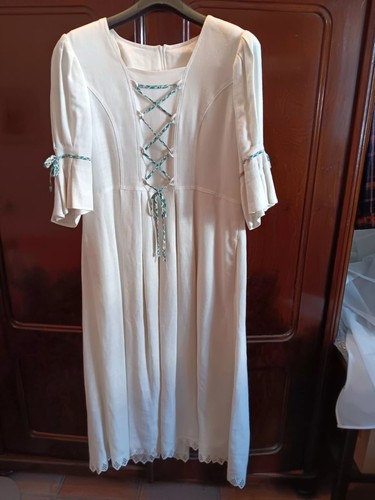 Leinenkleid landhausstil - leinenkleid, im
