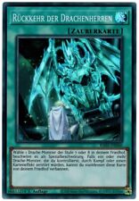 Yu-Gi-Oh! 3x Rückkehr der Drachenherren Super Rare 1. Auflage Sleeve PLAYSET