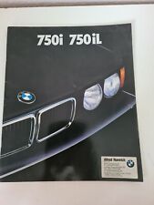 BMW E32 - 750i 750iL -  Prospekt / Katalog Übergröße - 02/1987 (AU1685)
