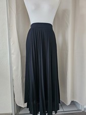 Maxirock Schwarz Plissee