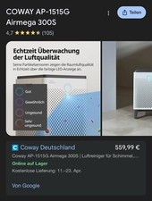 COWAY AP-1515G Airmega 300S