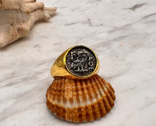 Athena-Eule Siegelring antike