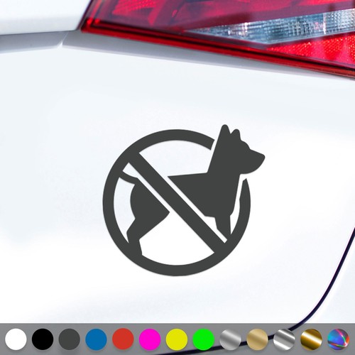 Hunde verboten aufkleber - hunde,