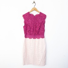 Talbot Runhof rosa Spitze