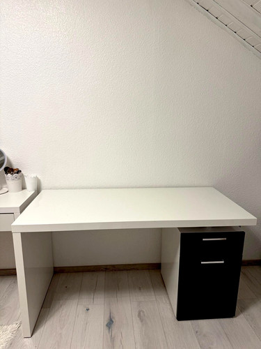 Schreibtisch weiß 145x65x80 - schreibtisch,