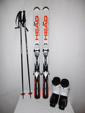 HEAD " SUPERSHAPE " SKI JUNIOR ALLROUND CARVER 117 CM + SKISCHUHE GR.: 38 IM SET