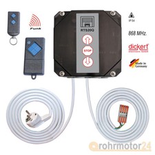 Dickert RTS20Q SET Torsteuerung Funk Fern Steuerung Tor Rolladen Motor Sender