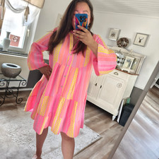 Weites Musselin Kleid