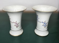 Höchst porzellan vasen - 2x, –