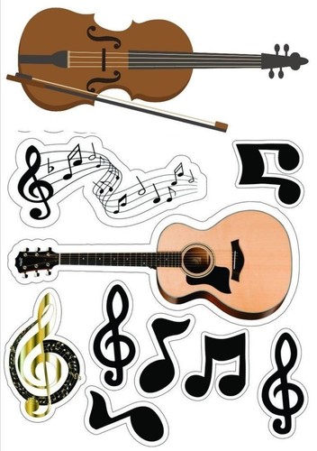 Gitarre essbar tortenaufleger - gitarre,