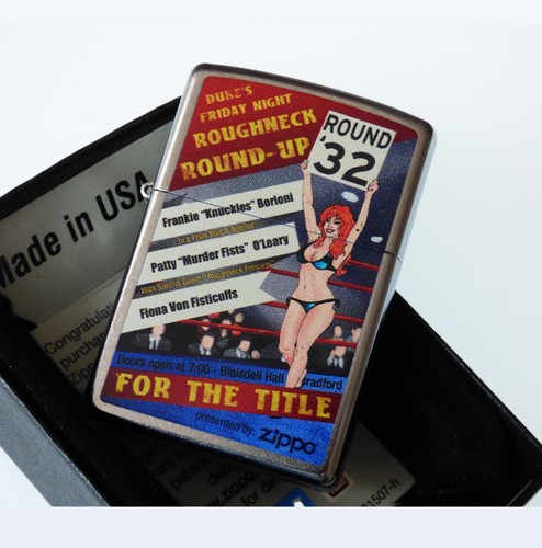 Zippo lighter boxing ring - lighter,
