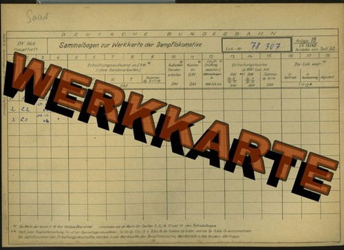 307 original sammelbogen - 78,