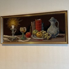 Gobelin- Stickbild, Größe