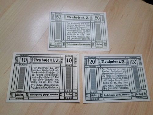Notgeld neuhofen österreich - neuhofen,