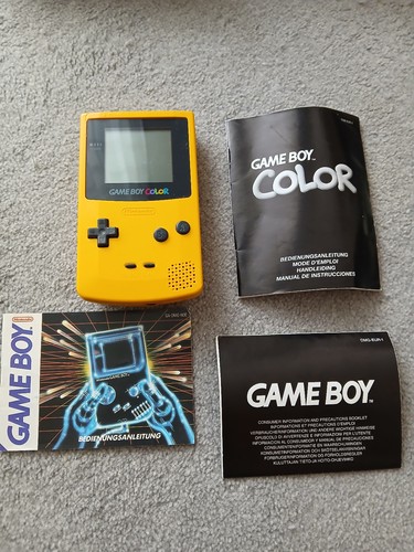 Gameboy color gelb mit eine - gameboy,