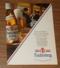 Seltene Werbung FÜRSTENBERG