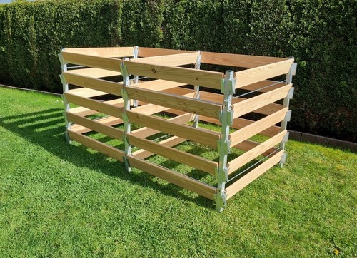 Alu holz komposter 180 - 90, x