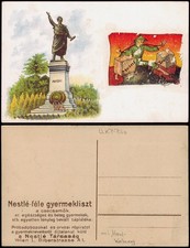 Ansichtskarte  Reklame Werbung Nestlé Társaság Wien China Tee 1908