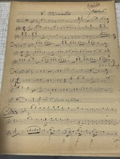 Spartito Antico IL MINUETTO