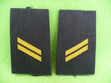 Rangabzeichen Marine Obergefreiter Gold/Blau Schlaufen