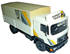 Conrad Metallmodell LKW 4132 MAN F 90 Super Truck Pritsche Plane 1:50