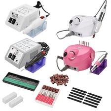 Elektrische Nagelfräser Nagelstudio Maniküre Für Gel Nägel NAIL ART Set Profi