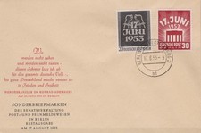 Berlin FDC 110-11  gestempelt
