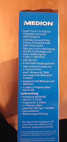 Medion akoya e15410 - akoya, 15,6"