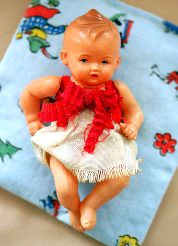 Uralte zelluloid babypuppe - babypuppe, 7