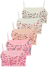 5 Mädchen Bustier Baumwolle