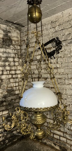 Bronze antike dach - antike, lampe
