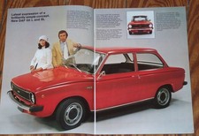1972 DAF 66 Prospekt brochure n 33 44 55 Volvo