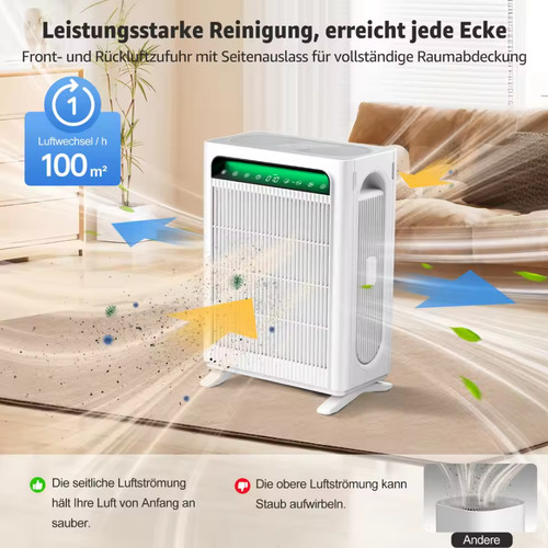 Hepa luftreiniger 100m - luftreiniger, air