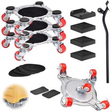 Möbelrollen,Transportrollen,Schwerlastrollen,Umzugshelfer,400kg,Set