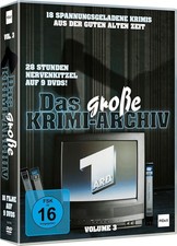 Das große Krimi-Archiv Vol. 3 * DVD 18 spannungsgeladene Krimis * Pidax Neu