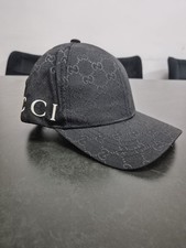 Gucci Baseball Cap Schwarz Neu 100%