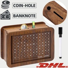 1000-10000€ Holz Sparschwein Spardose Sparbüchse Moneybox Sparbox Geschenk DHL