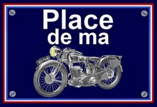 Plakette place ma monet - de,