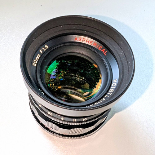 Voigtländer 50mm 5 - voigtländer, f/1,5