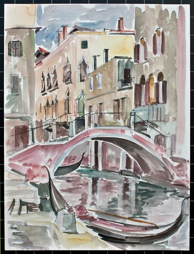 Venedig italien gondel brücke - italien,