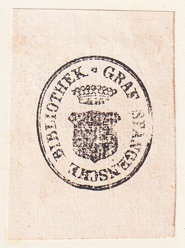 Exlibris karl graf - karl, von
