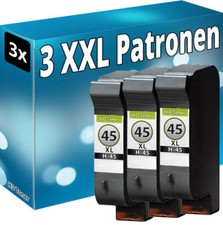 3xREFILL für HP 45 DeskJet 980cxi 1280 960c 970cse 990 cse cxi OfficeJet G85 G95