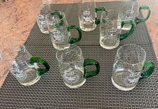 8 Warsteiner - Bierkrüge, Biergläser mit Henkel 0,2 ltr.