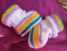 selbstgestrickte babyschuhe