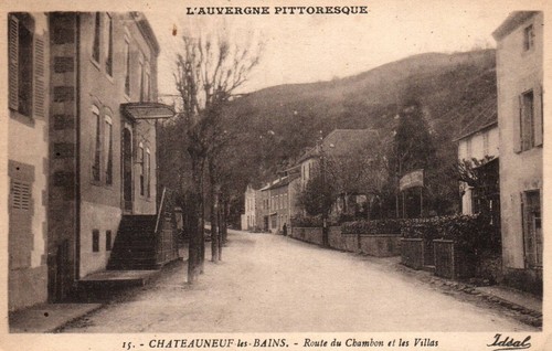Cpa chateauneuf les baths - cpa,