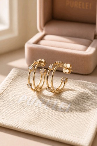 Purelei ohrringe star - star,