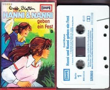 MC Hanni und Nanni 8 - Hanni und Nanni geben ein Fest - EUROPA grau/blau 1986